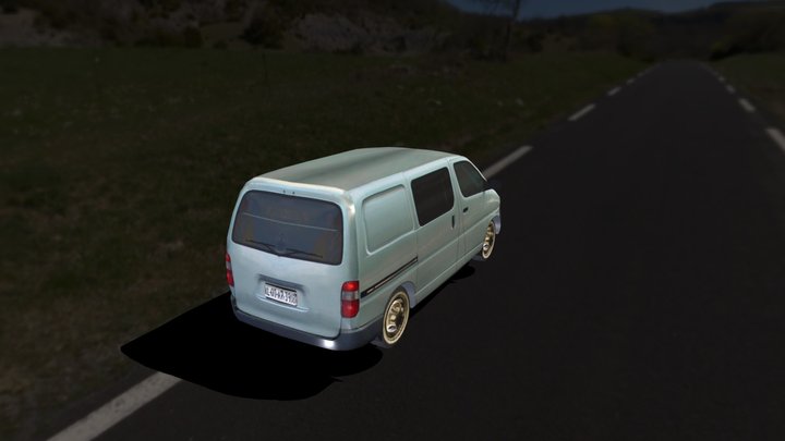 2000 Toyota Hiace – Free 3D Model STL