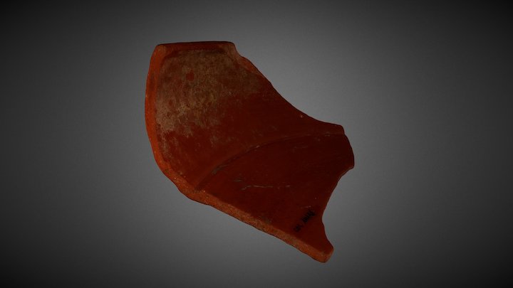 Cazuela de pátina cenicienta 3D Model