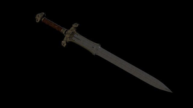 Atlantean Sword 3D Model