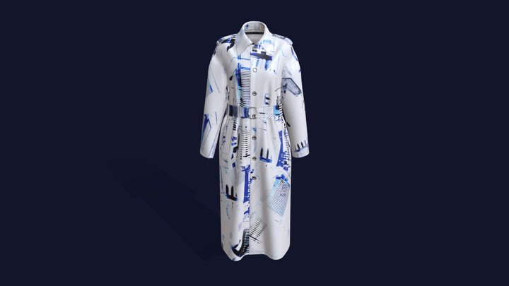 Clear to Rain - Raincoat 3D Model