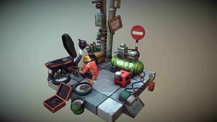 SG3MV Vaxe 3D Model