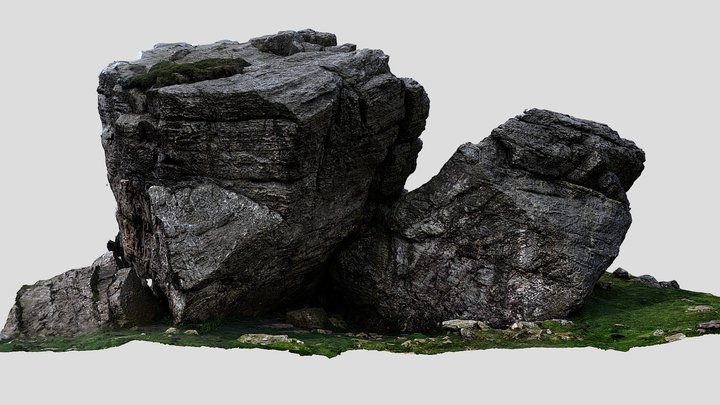 Climbing spot in Mondarrain 3D Model