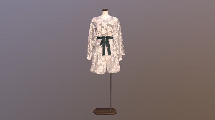 white 002 all Final1 double 10 3D Model