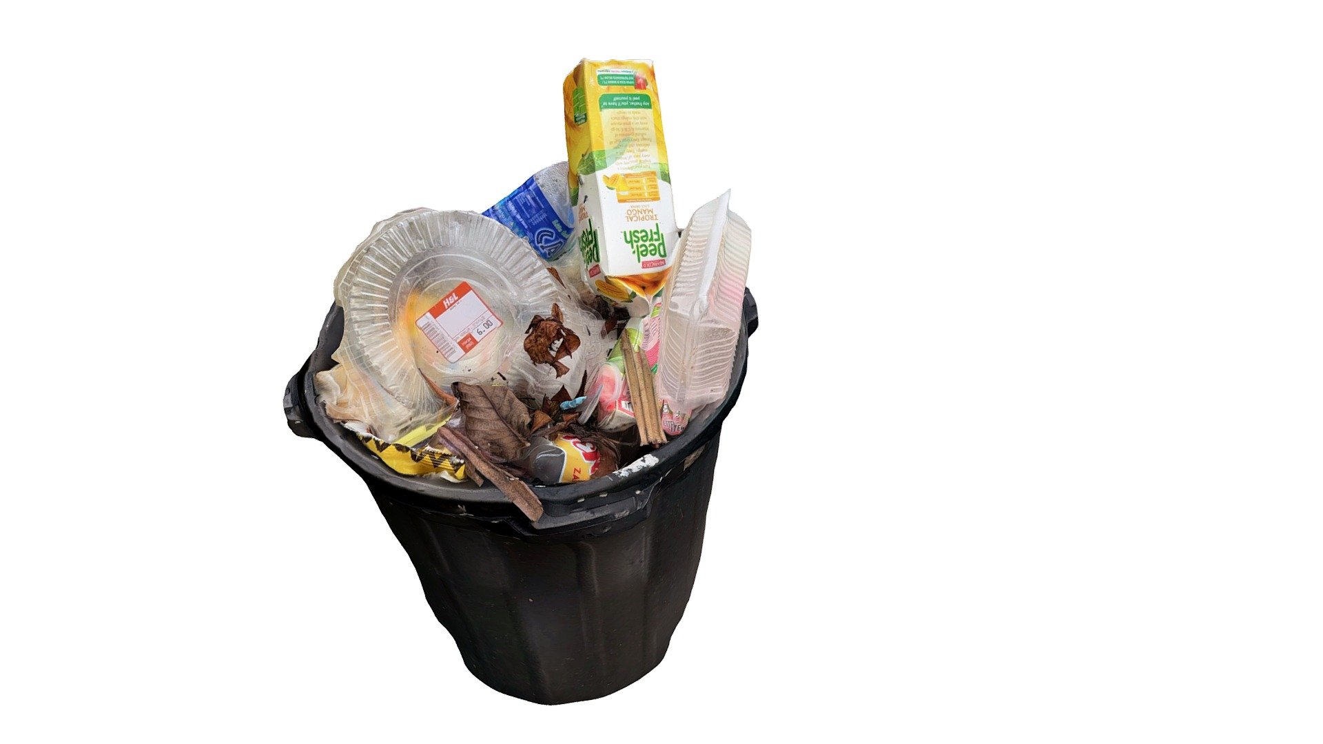 Maggot Infested Rubbish Bin (Scaniverse) Download Free 3D model by