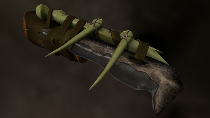 Bone Blade 3D Model