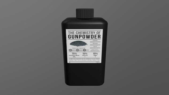 gunpowder 3D Model