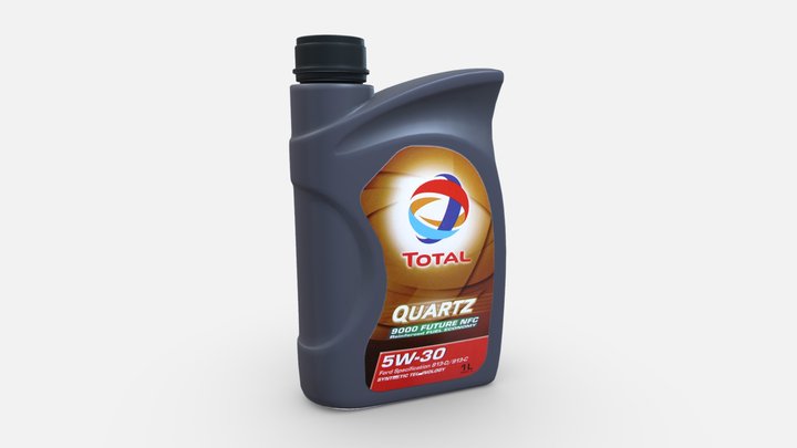 Total Quartz Oil Box 3D Model
