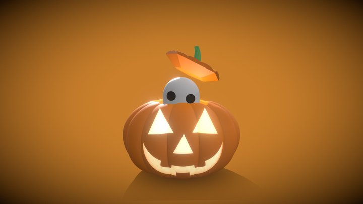Spooky Pumpkin 3D Model