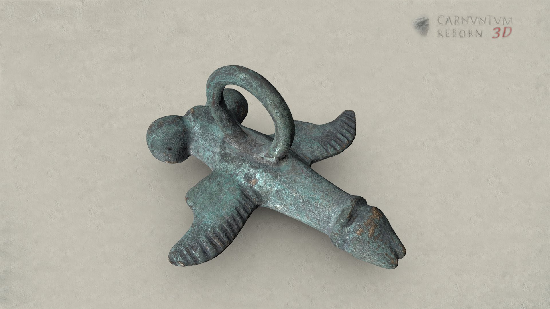 Anhänger in Phallusform — Sketchfab embed 3D viewer