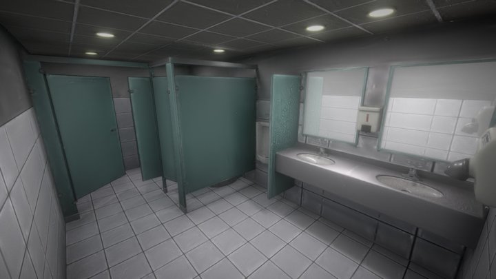 The Restroom 3D Model
