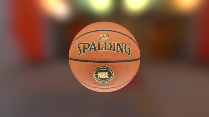 Spalding NBL Basketball - Size 7 3D Model