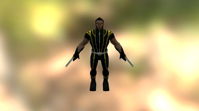 Wolverin 3D Model