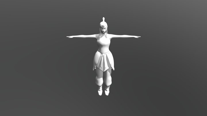 Korra High Poly 3D Model