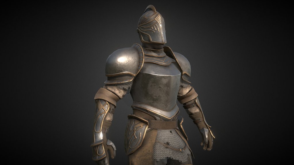 Medieval Knight | Sculpture | Game ready