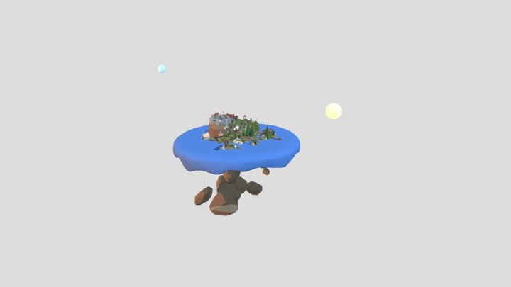 Demo island for hubs 3D Model