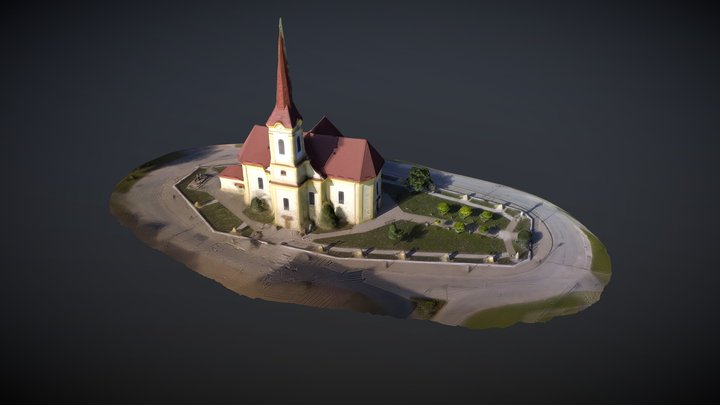 Church Tvrdosovce 3D Model