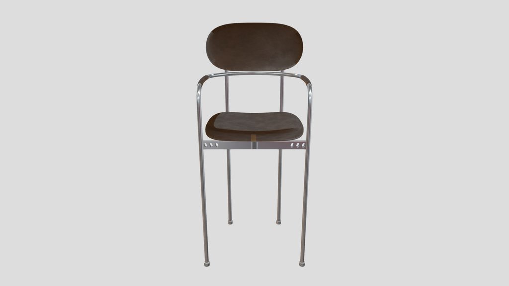Brown Leather Office Chair