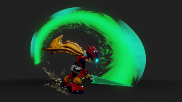 Mega Man Zero 3D Model