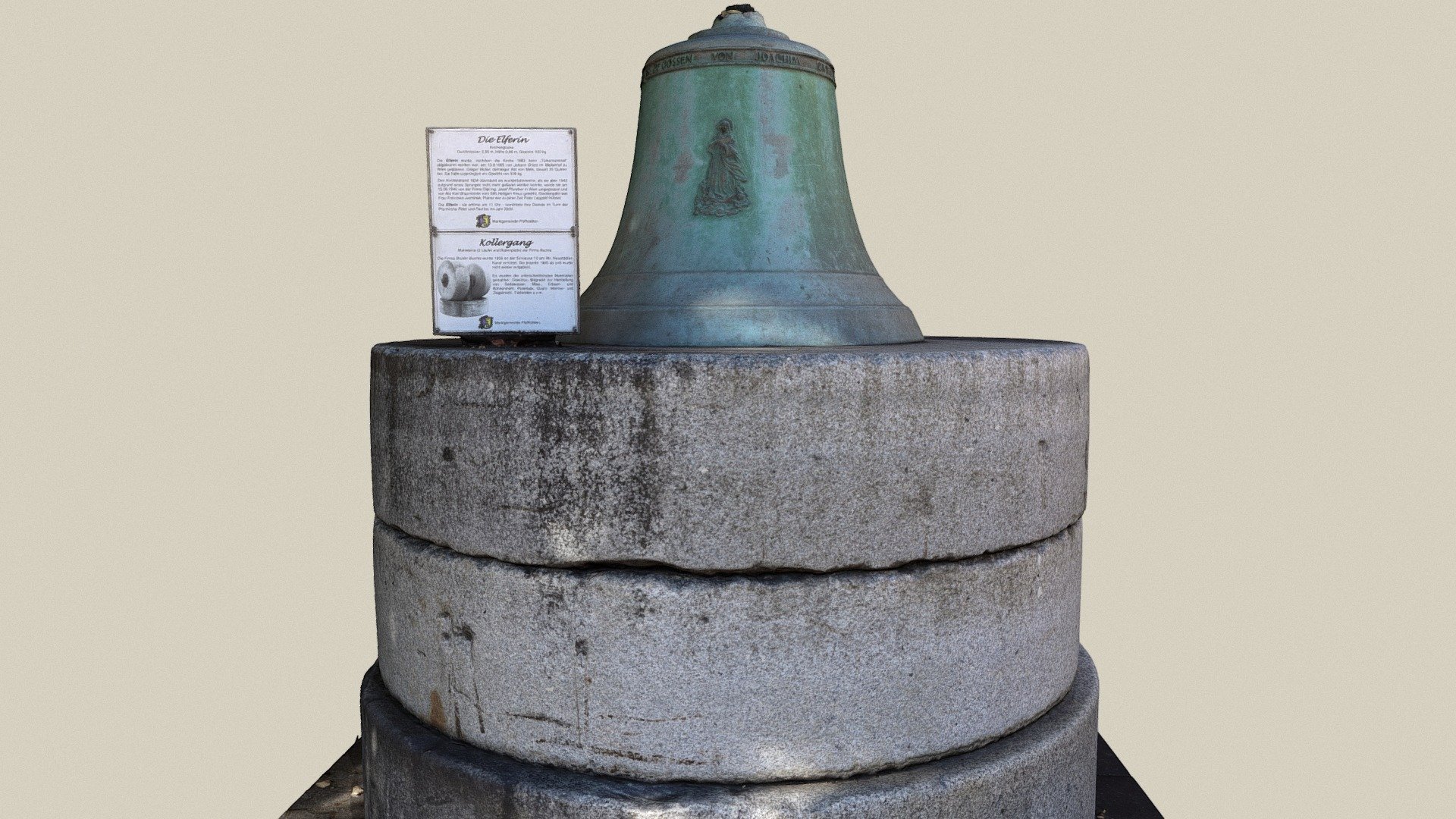 Glocke & Mahlsteine — Sketchfab embed 3D viewer