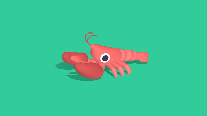 Lobster - Quirky Series 3D Model