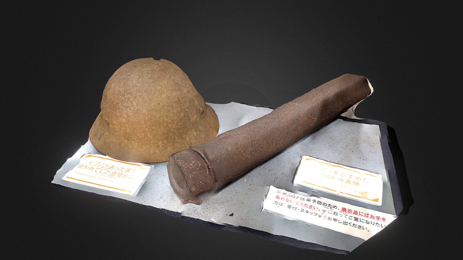 Incendiary bombs and iron helmets
