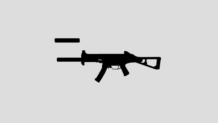 UMP9 Printable v1.0 3D Model