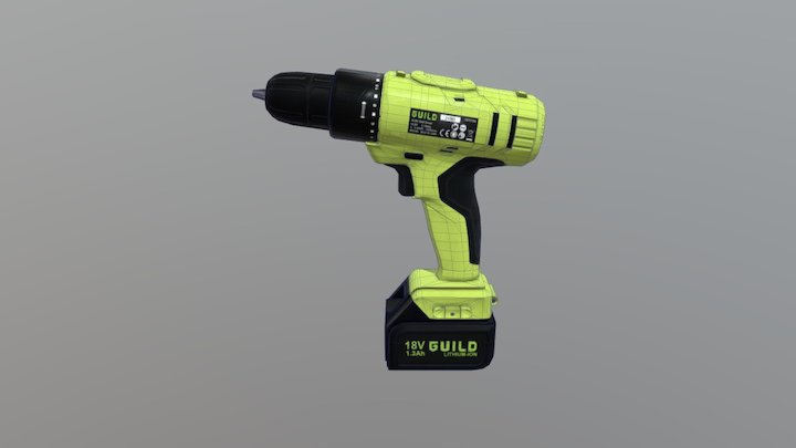 Drill 3500tri 3D Model