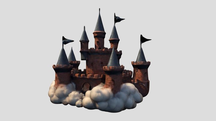 Castle in the Sky East – Modello 3D gratuito STL