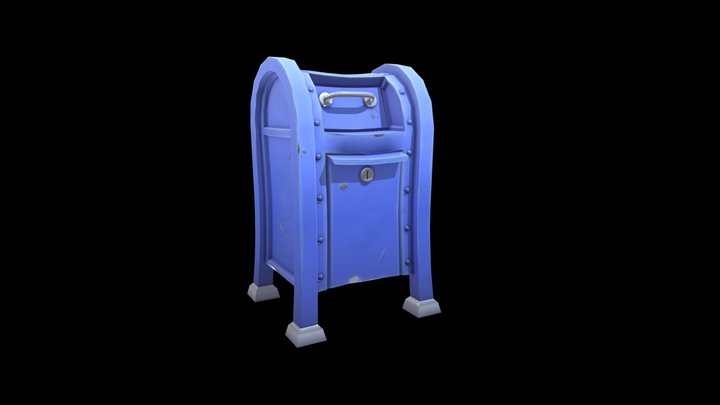 Stylized Mailbox 3D Model