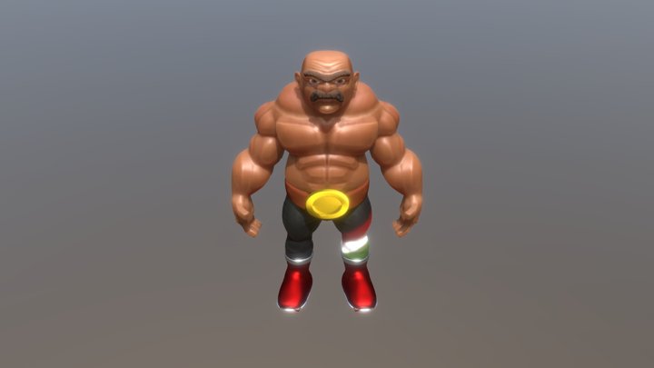 LUCHADOR_MEX 3D Model
