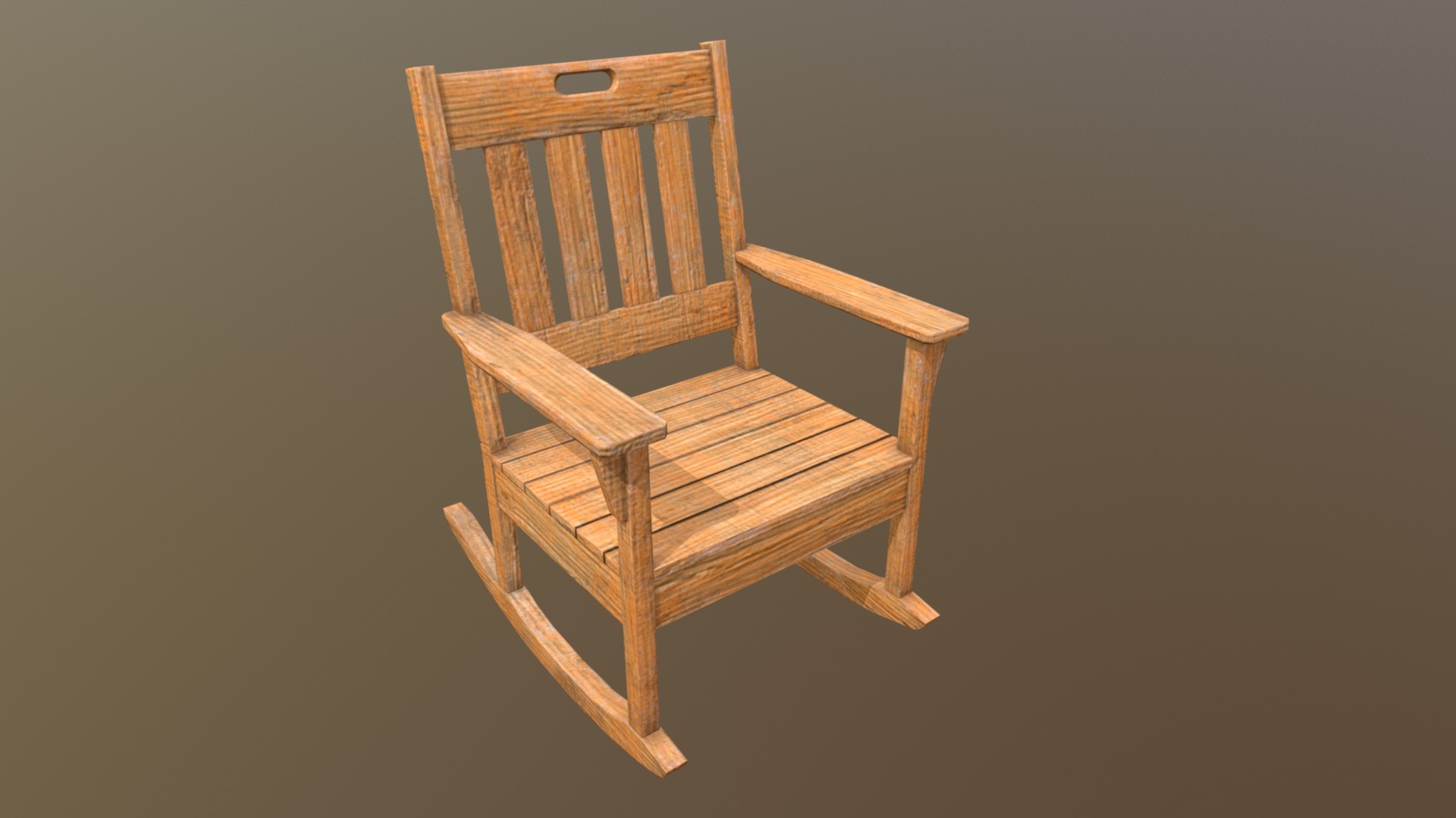 Rocking Chair Cedar - 3D model by kgprops [6ce2966] - Sketchfab