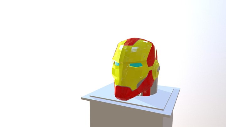 ironman Helmet 3D Model