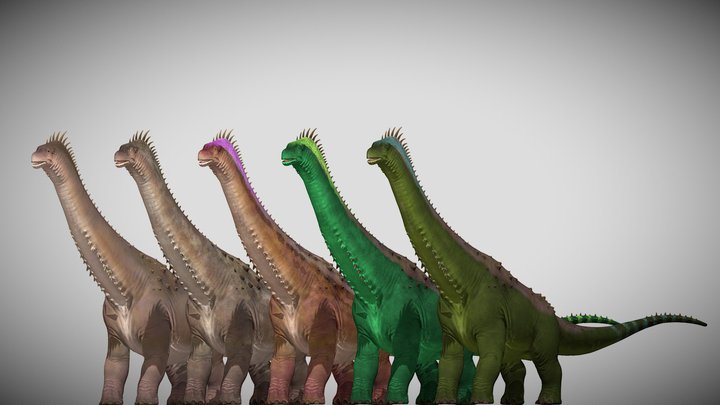 JWE3 Alamosaurus Pack – Free 3D Model STL