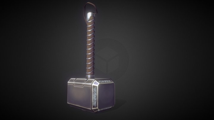 Mjolnir - Thor's Hammer 3D Model