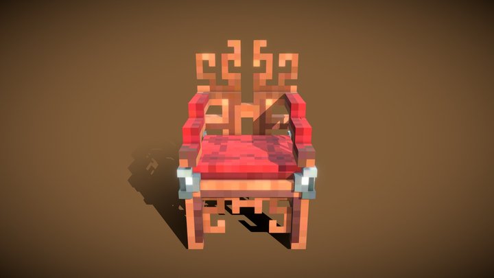 The Little Throne [Blockbench] 3D Model