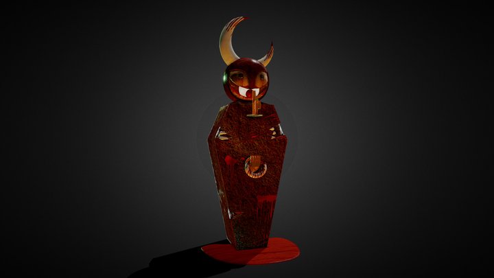 Cursed Moon Tomb 3D Model