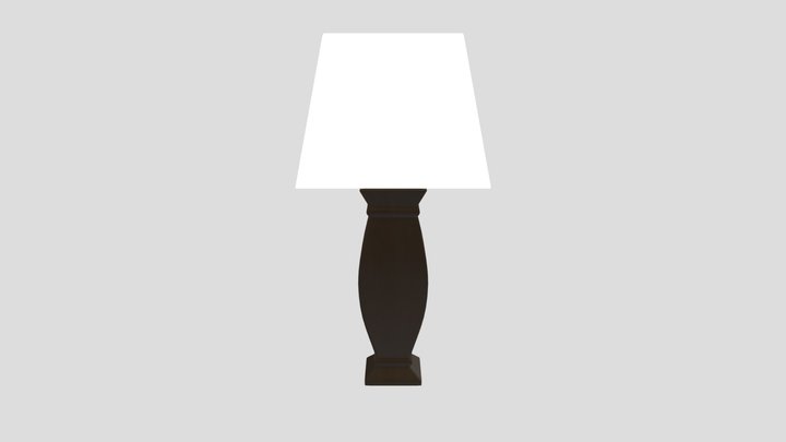 White Ceramic Table Lamp – Modelo 3D gratuito STL