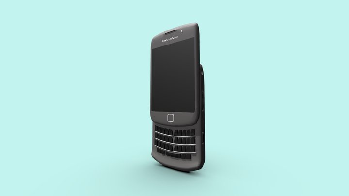 Blackberry Torch 9810 3D Model