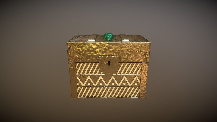 Aztec Chest 3D Model