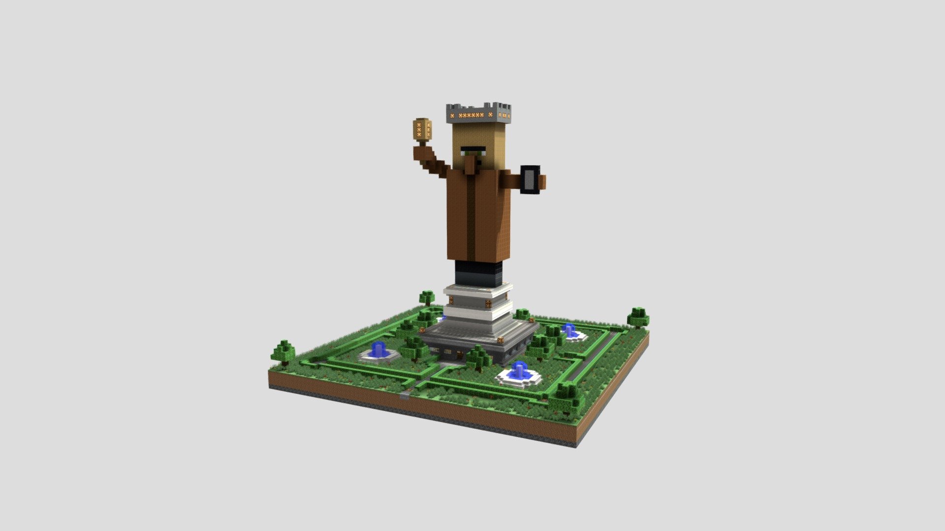 kingstatue Download Free 3D model by madexc [6ce5738] Sketchfab