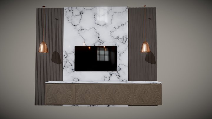 04 LPF SIDEBOARD TV 3D Model