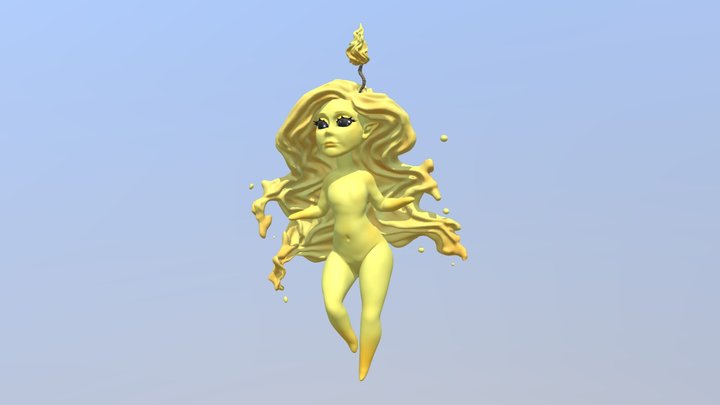 Candle Chan 3D Model