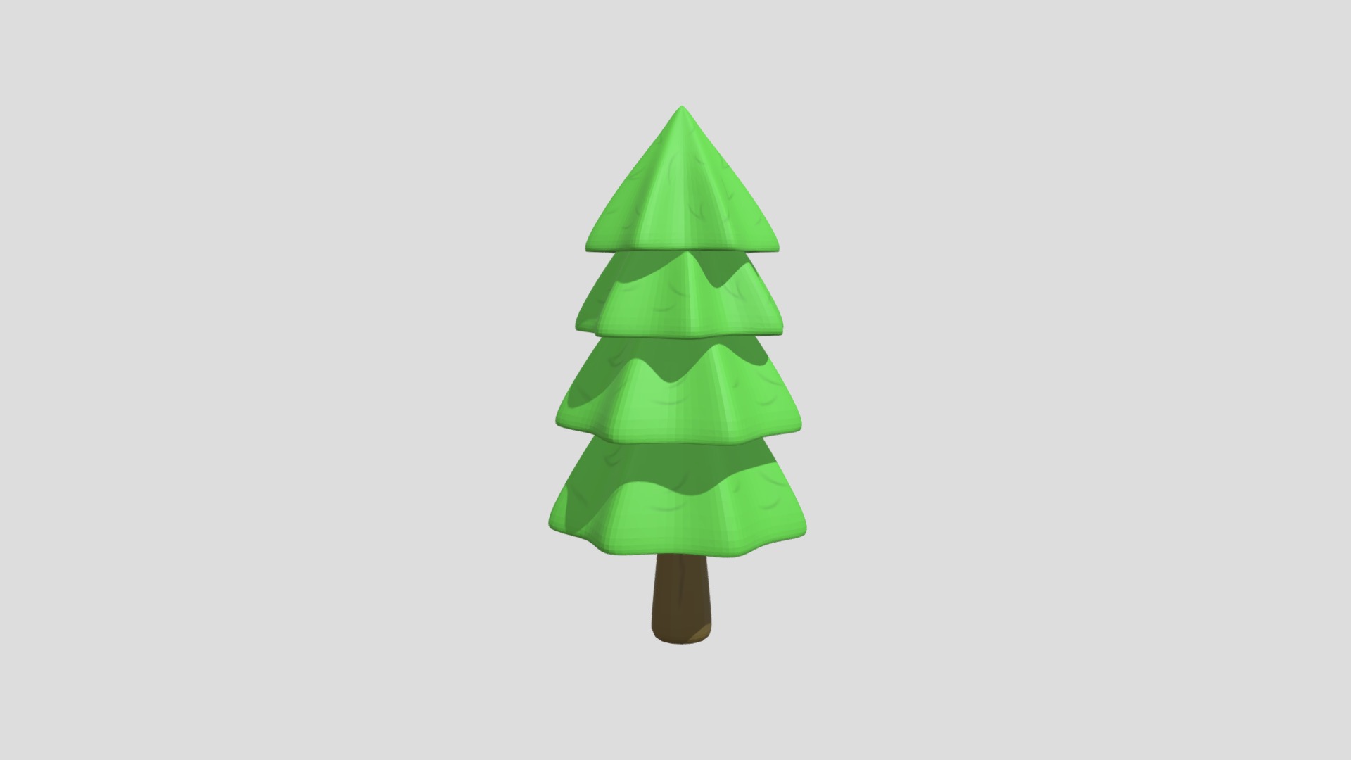 3D model Christmas Tree - This is a 3D model of the Christmas Tree. The 3D model is about a green and white christmas tree.