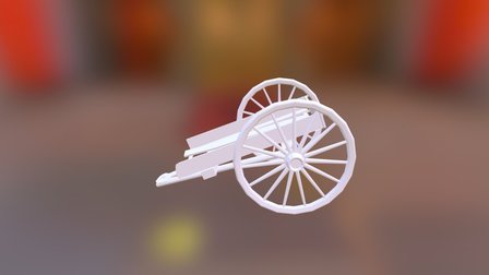 Wagon Low Poly 3D Model