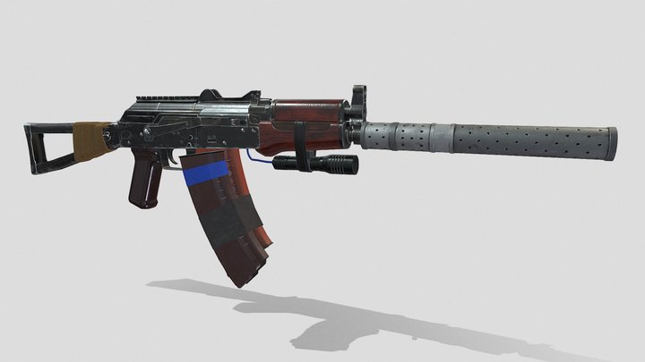 AKS 74U MOD.1 3D Model