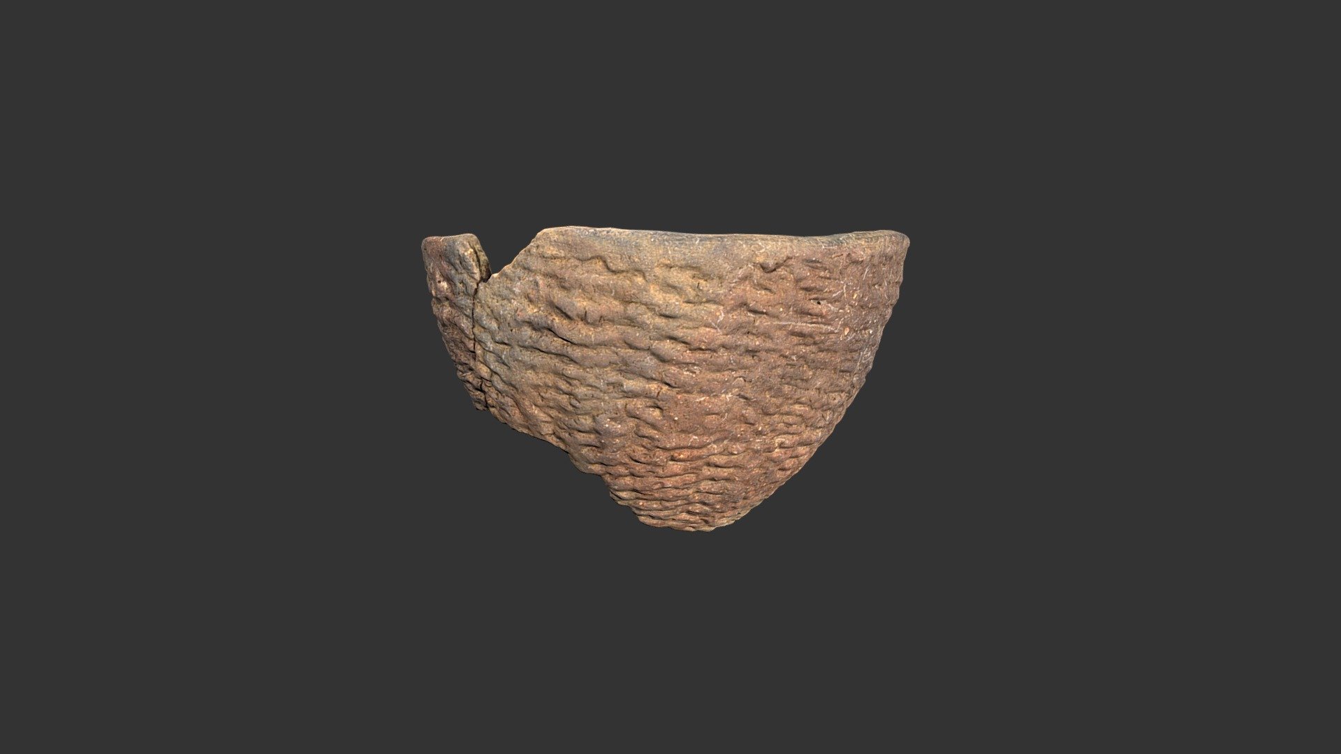 Hillsboro Corncob Impressed Bowl (2611p1136-13)