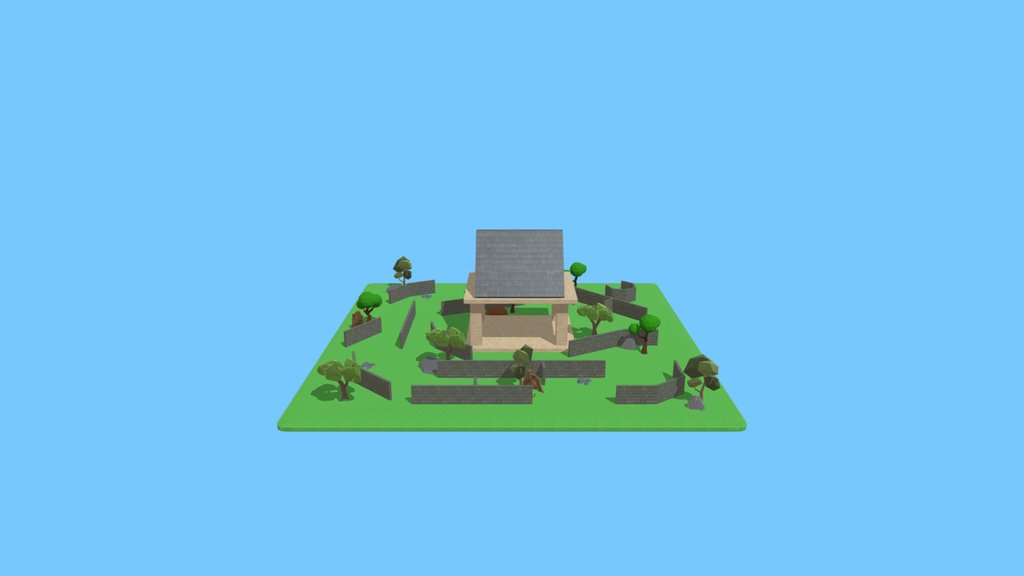 Low-poly enviroment