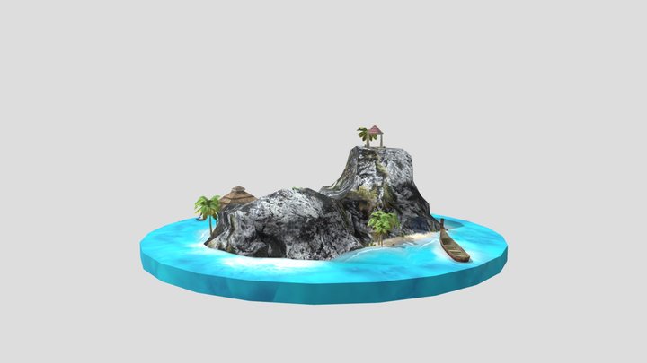 DAE Diorama - By the ocean 3D Model