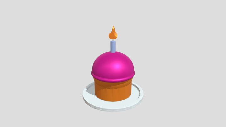 Cupcake 3D Model