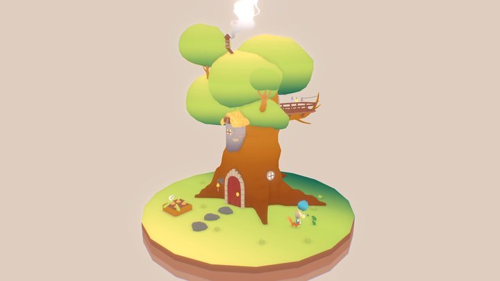 Winds, Leaves & Caves-Luan´s house 3D Model